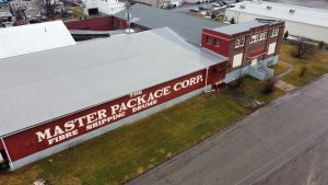 The Master Package Fibre Shipping Container office and warehouse buildings in Wisconsin
