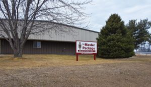 The Master Package Fibre Shipping Container Corporation signage outside building